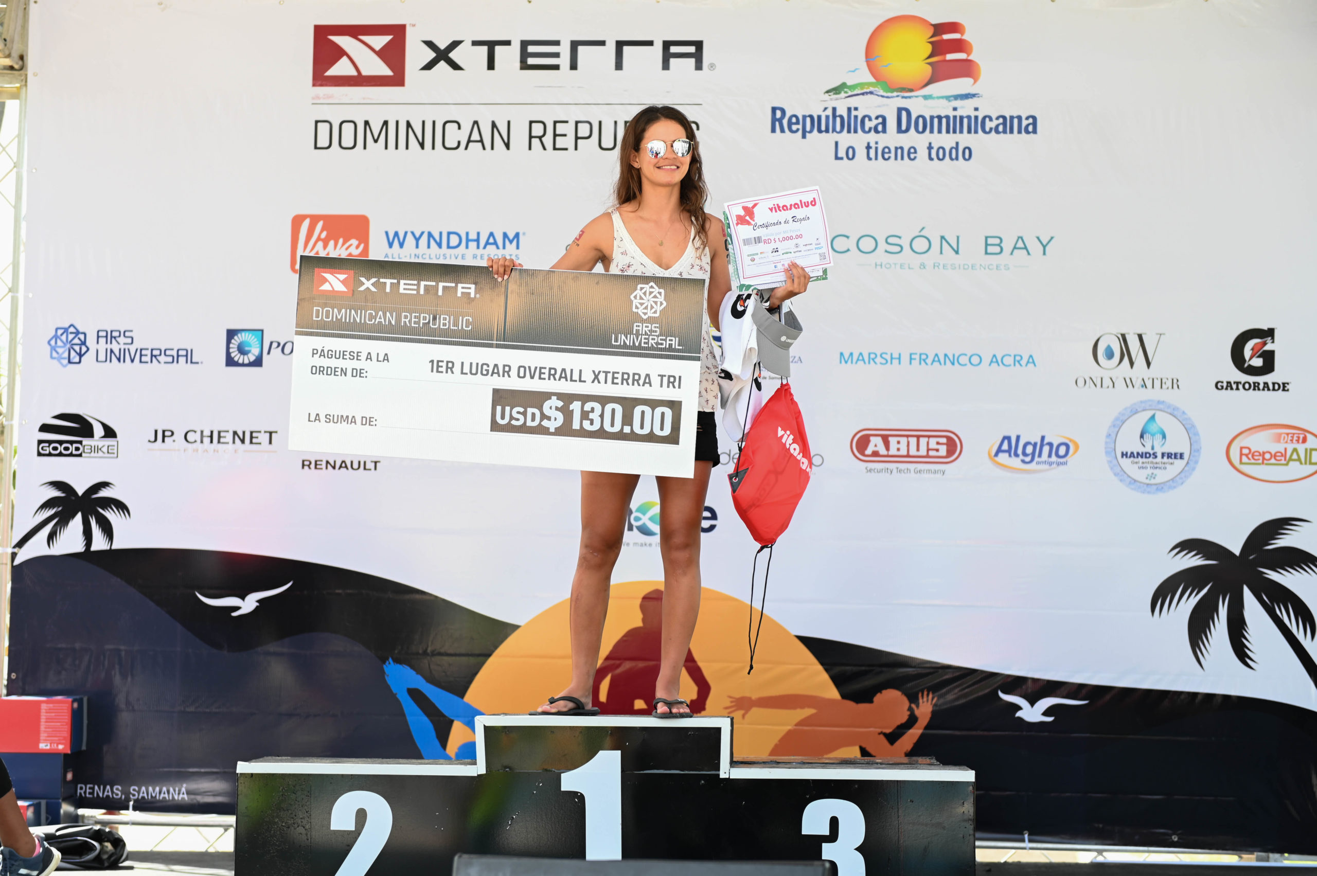 Valentina Carvallo, campeona Elite Xterra DR femenina 2021