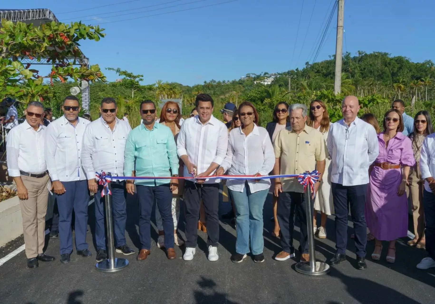 Inauguración vías Ramal Viva, Las Terrenas